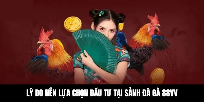 Những ưu điểm siêu việt của sân chơi đá gà 88VV